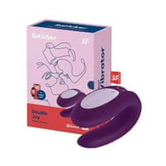 Satisfyer Double Joy párový vibrátor fialový