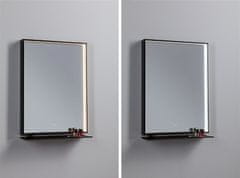 Paulmann PAULMANN LED zrcadlo s osvětlením Miro IP44 měnitelná bílá 230V 11W zrcadlo/černá mat 71093