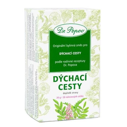 Dr. Popov Dýchací cesty, porcovaná směs, 30 g Dr. Popov