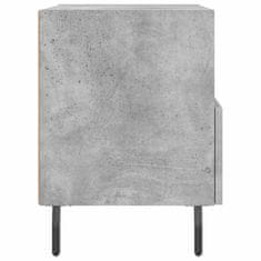 Greatstore Noční stolky 2 ks betonově šedé 40x35x47,5 cm kompozitní dřevo