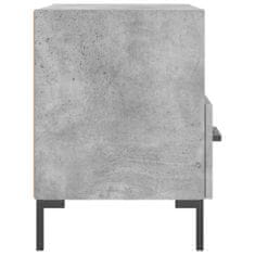 Greatstore Noční stolky 2 ks betonově šedé 40x35x47,5 cm kompozitní dřevo