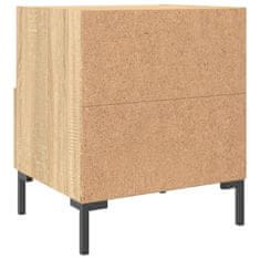 Greatstore Noční stolky 2 ks dub sonoma 40 x 35 x 47,5 cm kompozitní dřevo