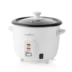 Nedis KARC06WT rýžovar 300 W, 0.6 l, bílá