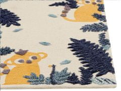 Beliani Dětský bavlněný koberec 80 x 150 cm vícebarevný NAIBOS