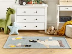 Beliani Dětský bavlněný koberec 80 x 150 cm vícebarevný BARUS