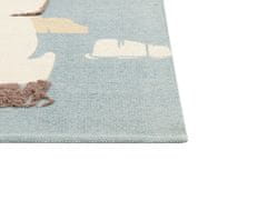Beliani Dětský bavlněný koberec 80 x 150 cm vícebarevný BARUS