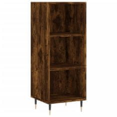 Vidaxl Skříň highboard kouřový dub 34,5 x 34 x 180 cm kompozitní dřevo