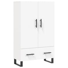 Greatstore Skříň highboard bílá 69,5 x 31 x 115 cm kompozitní dřevo