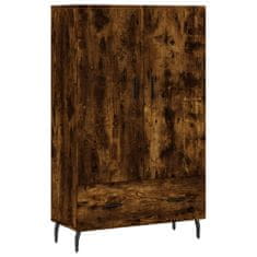 Greatstore Skříň highboard kouřový dub 69,5 x 31 x 115 cm kompozitní dřevo