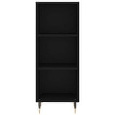 Vidaxl Skříň highboard černá 34,5x32,5x180 cm kompozitní dřevo