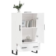 Greatstore Skříň highboard bílá 69,5 x 31 x 115 cm kompozitní dřevo