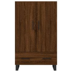 Greatstore Skříň highboard hnědý dub 69,5 x 31 x 115 cm kompozitní dřevo