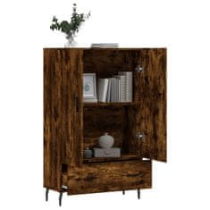 Greatstore Skříň highboard kouřový dub 69,5 x 31 x 115 cm kompozitní dřevo