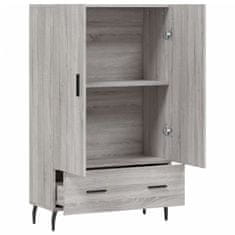 Vidaxl Skříň highboard šedá sonoma 69,5 x 31 x 115 cm kompozitní dřevo