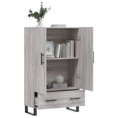 Greatstore Skříň highboard šedá sonoma 69,5 x 31 x 115 cm kompozitní dřevo