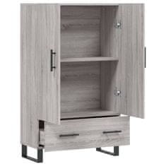 Greatstore Skříň highboard šedá sonoma 69,5 x 31 x 115 cm kompozitní dřevo