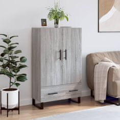 Greatstore Skříň highboard šedá sonoma 69,5 x 31 x 115 cm kompozitní dřevo