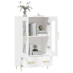 Greatstore Skříň highboard bílá 69,5 x 31 x 115 cm kompozitní dřevo