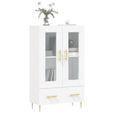 Greatstore Skříň highboard bílá 69,5 x 31 x 115 cm kompozitní dřevo