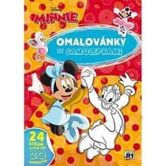 Minnie - Omalovánky A4 se samolepkami