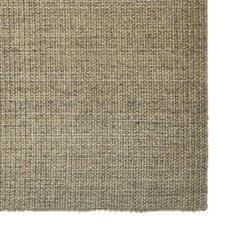 Greatstore Sisalový koberec pro škrabací sloupek taupe 66 x 300 cm