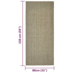 Vidaxl Sisalový koberec pro škrabací sloupek taupe 80 x 150 cm