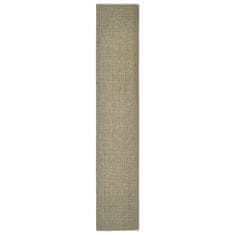 Greatstore Sisalový koberec pro škrabací sloupek taupe 66 x 350 cm