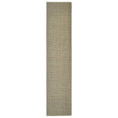 Greatstore Sisalový koberec pro škrabací sloupek taupe 66 x 300 cm