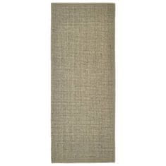 Greatstore Sisalový koberec pro škrabací sloupek taupe 80 x 200 cm