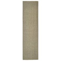 Greatstore Sisalový koberec pro škrabací sloupek taupe 66 x 250 cm