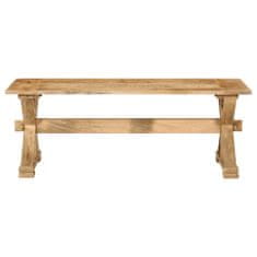 Greatstore Konferenční stolek 110 x 52 x 40 cm masivní mangovníkové dřevo