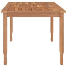 Greatstore Zahradní jídelní stůl 200 x 90 x 75 cm masivní teak