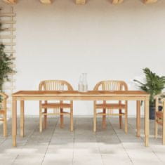Greatstore Zahradní jídelní stůl 200 x 90 x 75 cm masivní teak