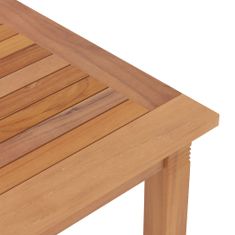 Greatstore Zahradní jídelní stůl 200 x 90 x 75 cm masivní teak