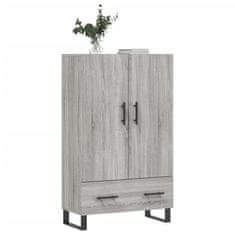 Greatstore Skříň highboard šedá sonoma 69,5 x 31 x 115 cm kompozitní dřevo