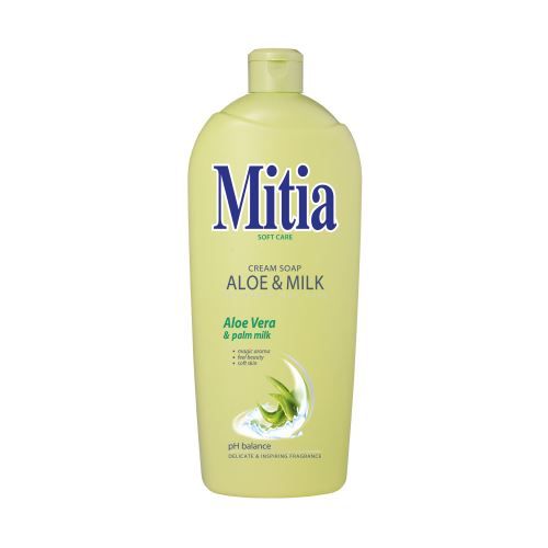 TOMIL Mitia tekuté mýdlo 1l Aloe&Milk [2 ks]