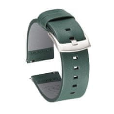 BStrap Fine Leather řemínek na Samsung Galaxy Watch 42mm, green