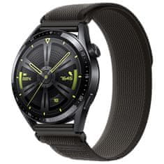 BStrap Velcro Nylon řemínek na Samsung Galaxy Watch Active 2 40/44mm, black