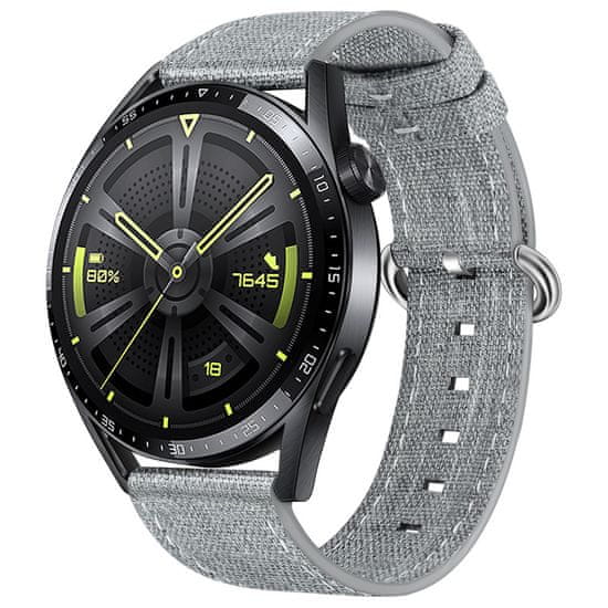 BStrap Denim řemínek na Samsung Galaxy Watch 3 41mm, gray