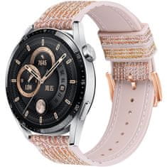 BStrap Glitter řemínek na Samsung Galaxy Watch 42mm, golden red