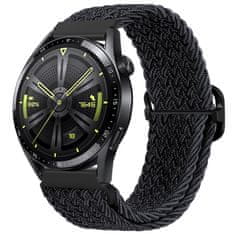 BStrap Braid Nylon řemínek na Garmin Vivoactive 4, black