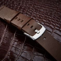 BStrap Fine Leather řemínek na Garmin Venu 2 Plus, brown