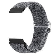 BStrap Braid Nylon řemínek na Huawei Watch GT2 Pro, gray black