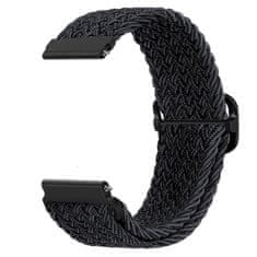 BStrap Braid Nylon řemínek na Garmin Venu 2, black