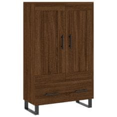 Greatstore Skříň highboard hnědý dub 69,5 x 31 x 115 cm kompozitní dřevo