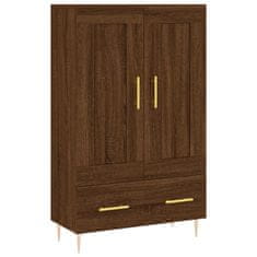 Vidaxl Skříň highboard hnědý dub 69,5 x 31 x 115 cm kompozitní dřevo