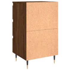 Greatstore Noční stolky 2 ks hnědý dub 40 x 35 x 69 cm kompozitní dřevo