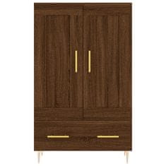 Vidaxl Skříň highboard hnědý dub 69,5 x 31 x 115 cm kompozitní dřevo