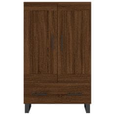 Greatstore Skříň highboard hnědý dub 69,5 x 31 x 115 cm kompozitní dřevo