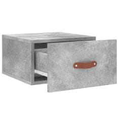 Vidaxl Nástěnné noční stolky 2 ks betonově šedé 35 x 35 x 20 cm
